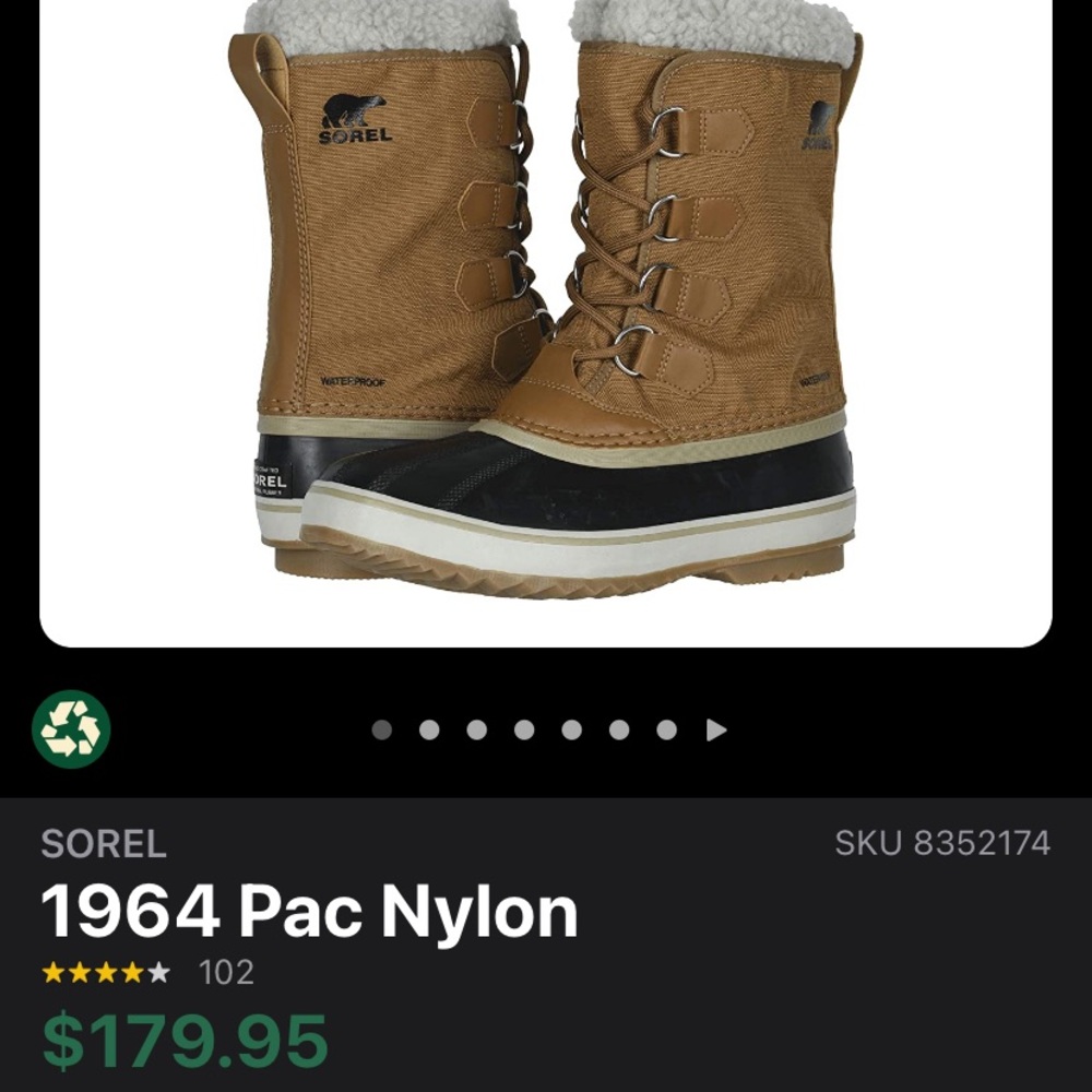 Brand new. No box. They were too tall and hard for my older father to get on.